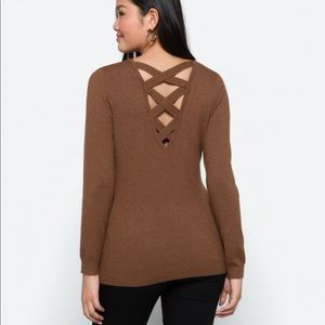 NWT LOVE ELLIE
Mia Back Detail Sweater
S | Brown